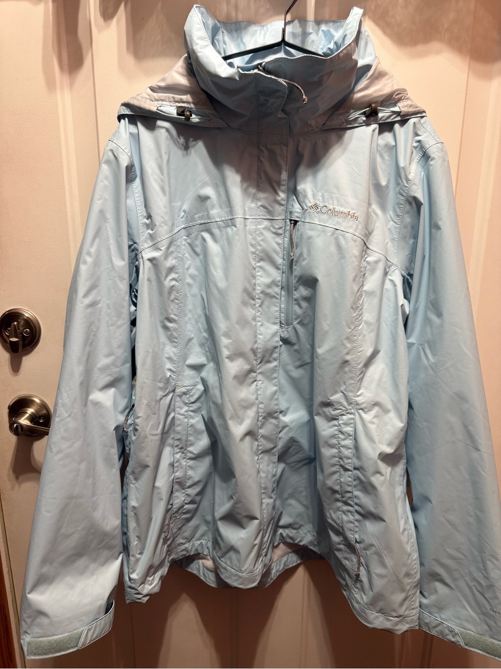 Columbia Hikebound Women's Light Blue Waterproof Jacket XL
